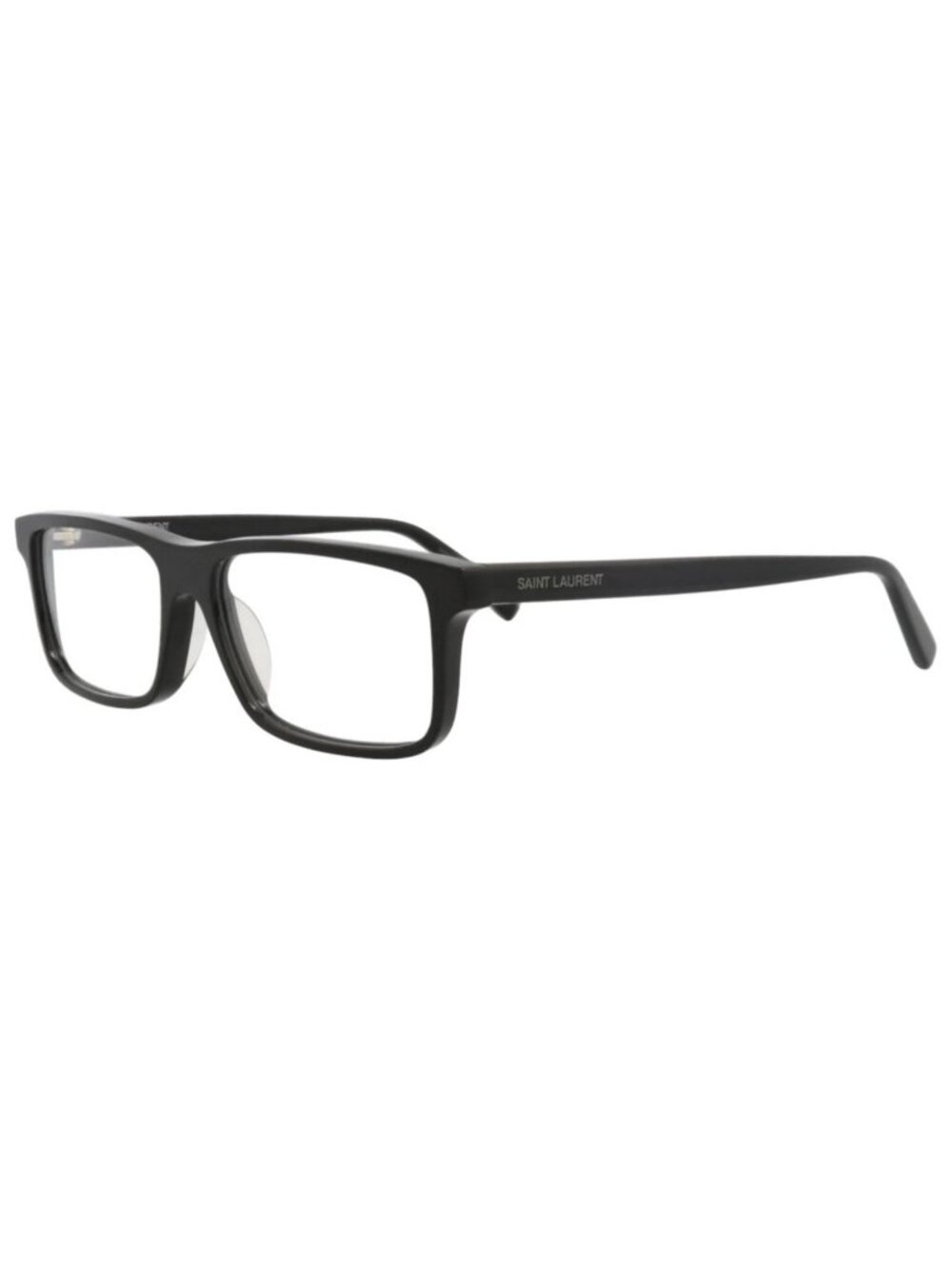 New Saint Laurent Women's Eyeglasses Square Rectangle Acetate Frame Mens Black